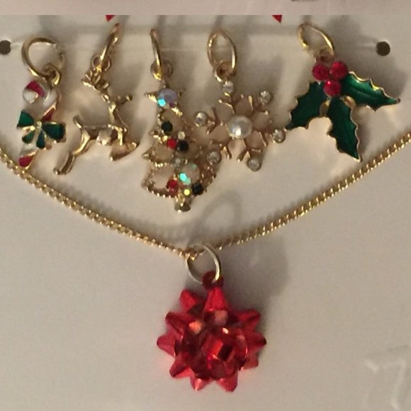 Xmas Holiday Earrings, Necklace, Pendants, Rings - Picture 4 of 8